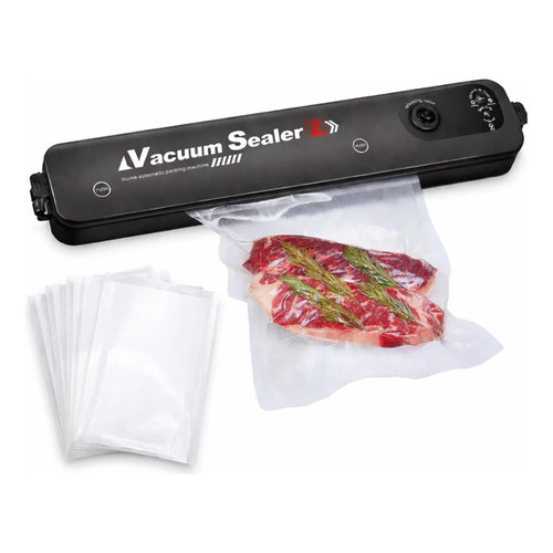 Seladora Vacuo Portatil Domestica + 10 Sacos Ermeticos Gratis - Conserva Alimentos Compacta Facil Usar