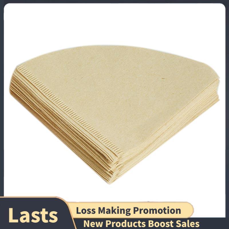 80 Peças Filtro De Café Em Forma De V Cone De Papel 1-2 Copos Para Filtros Gotejador Ferramentas De Gotejamento