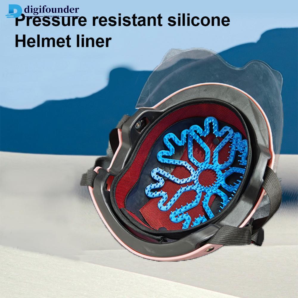 DGF Forro De Capacete De Motocicleta , Almofada De Silicone Anti-Deformação Para Ciclismo Respirável Ventilação Tipo Nev