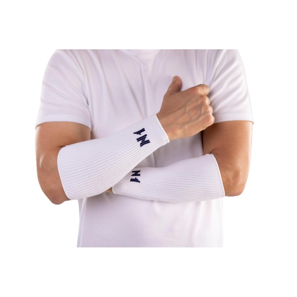 Protetor De Antebraço Slide Branco M Proteção Impacto Resistência Uso Esportivo N1 Sport