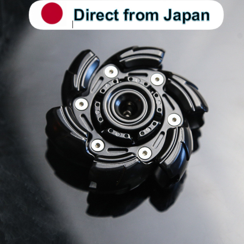 Kaijia Fingertip Spinner EDC Stress Relief Fidget Toy – Spiral Metal Anti-Anxiety Desk Gadget, Silent Hand Rotating Deco