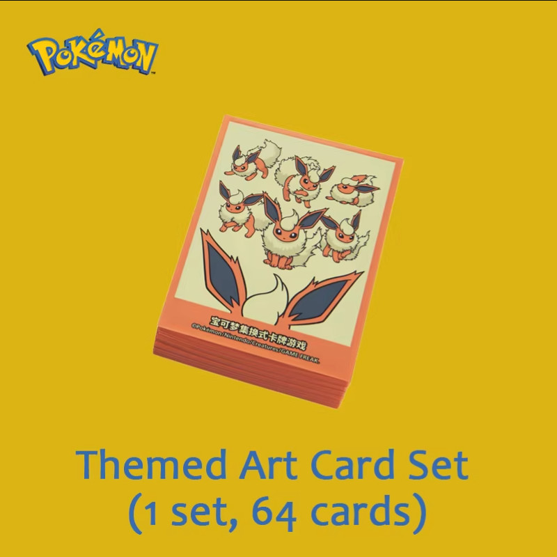Sleeves Flareon, Jolteon, Vaporeon 66x91mm – 64 Unidades Protetor de Cartas Pokémon Magic Lorcana