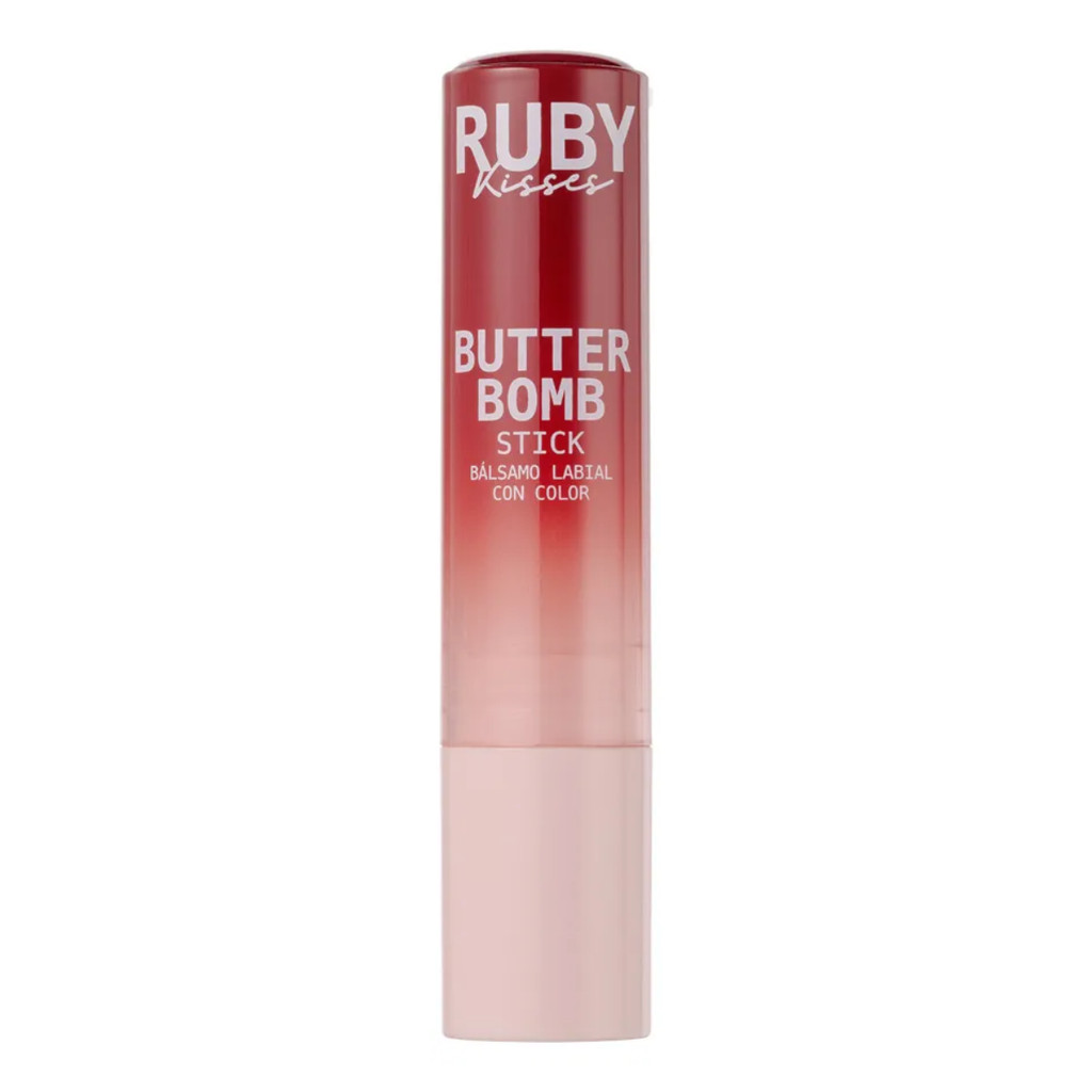 GLOSS EM BASTÃO STICK BUTTER BOMB CINNAMON ROLL RUBY KISSES
