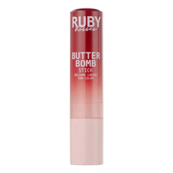 GLOSS EM BASTÃO STICK BUTTER BOMB CINNAMON ROLL RUBY KISSES