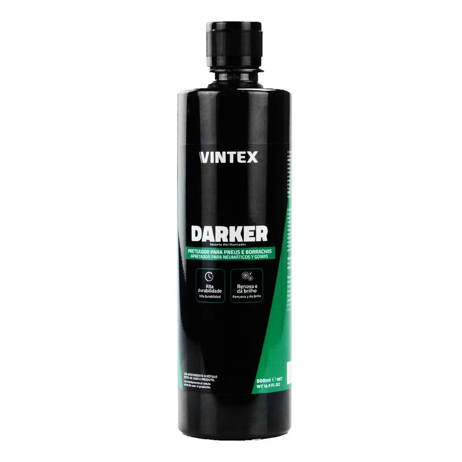 DARKER 500ml Renovador De Pneus Pretinho Brilhante - Linha VINTEX