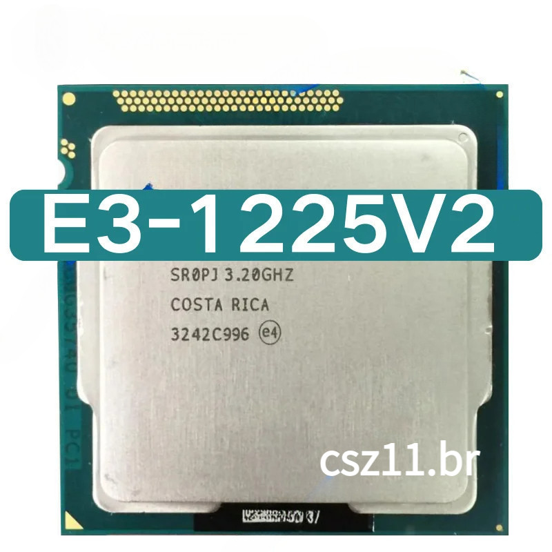 Xeon E3 1225 v2 E3-1225v2 3.2 GHz Quad-Core 8M 77W LGA 1155 Para Placa-Mãe B75