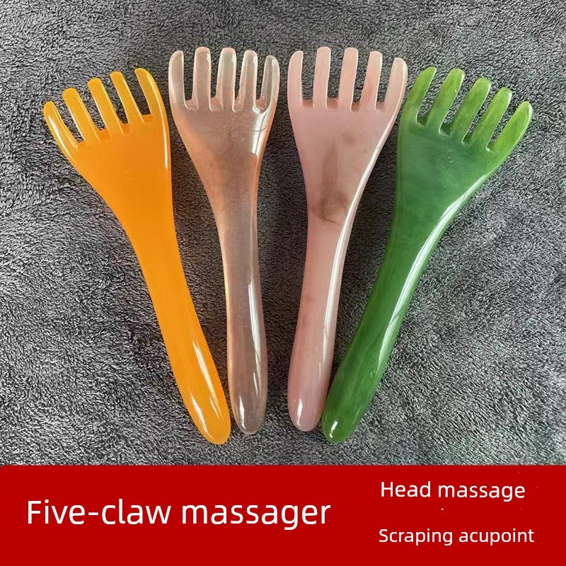 Resina cera de abelha massageador Facial beleza vara tendão cabeça meridiano extrator corpo meridiano raspagem pé terapi