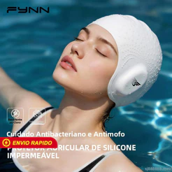 FYNN Touca Silicone Adulto Impermeável Tamanho Grande Unissex Piscina Praia
