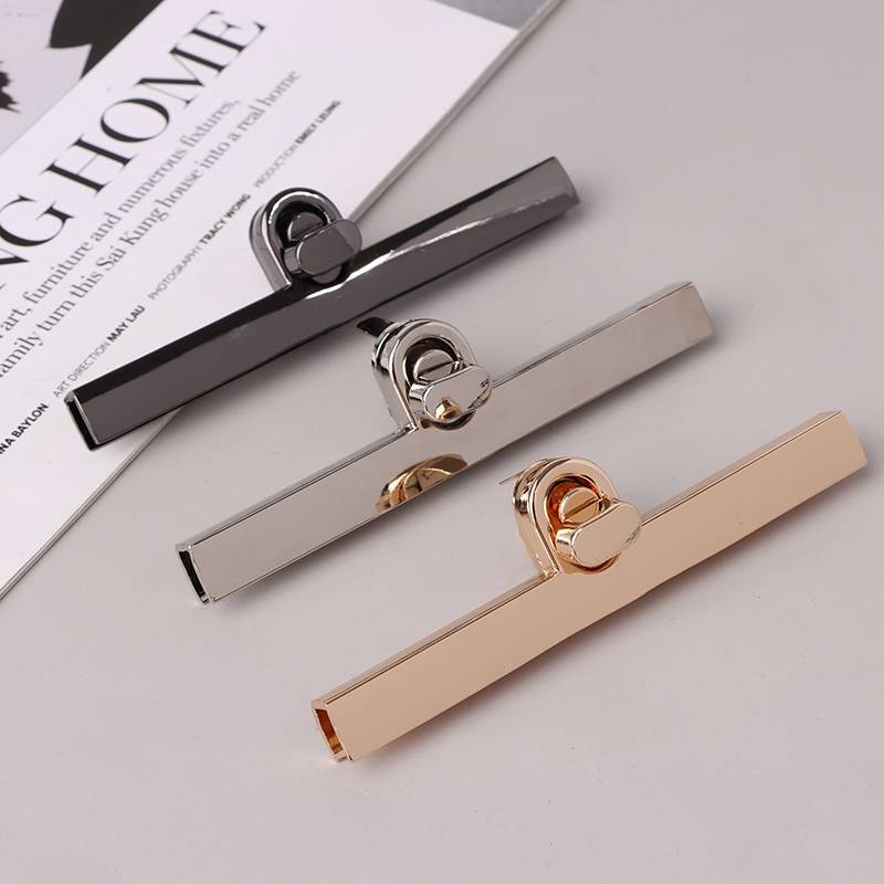 HIHAP Fecho Torcido Com Trava Giratória De Metal Vintage Para Bolsa DIY De Couro Artesanal Hardware — imagem 2 de 2