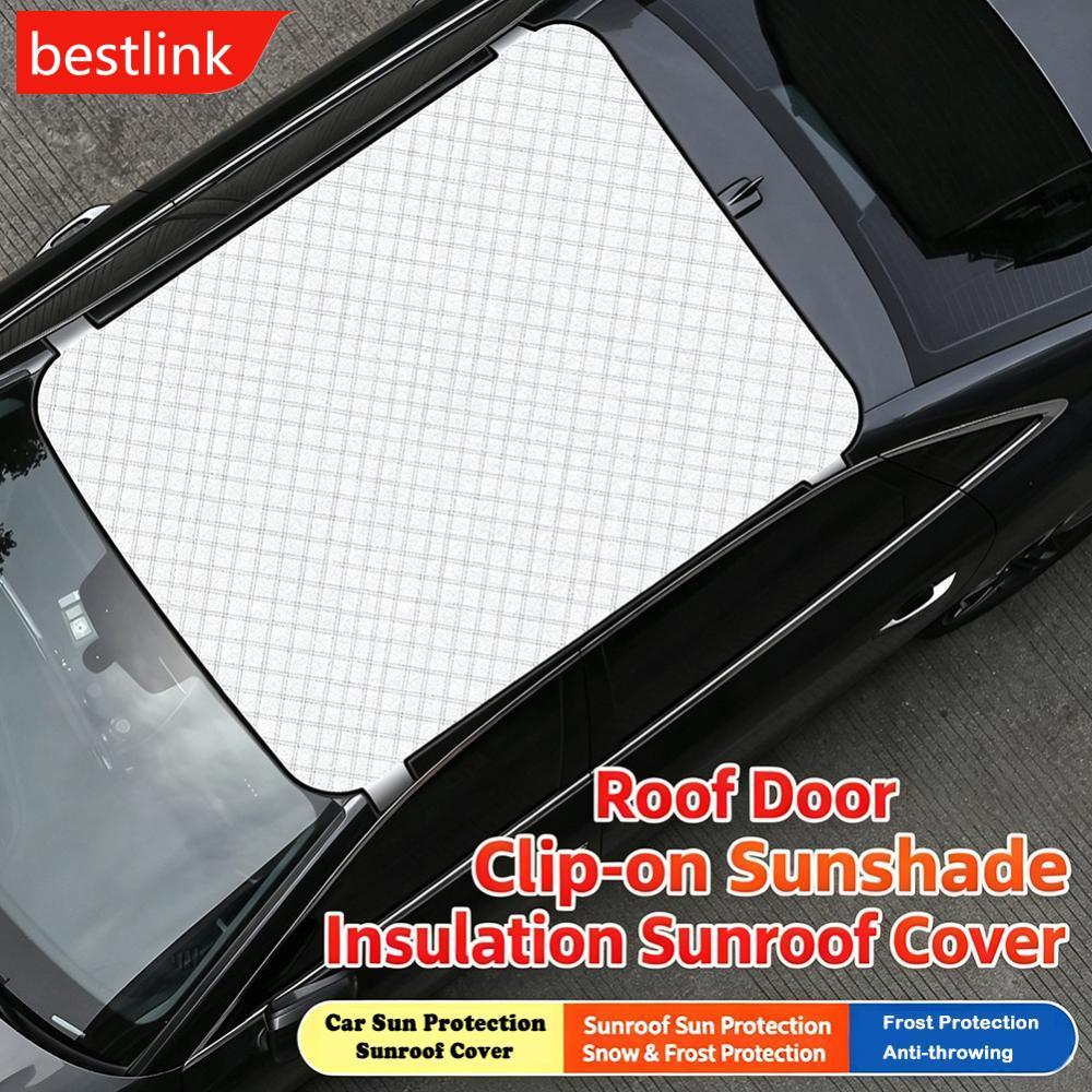 BESTLINK Protetor Solar Espesso Para Teto De Carro , Cobertura De Neve , Anticongelante Vidro Panorâmico , Proteção De P
