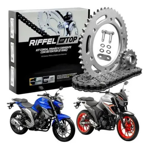 Kit Relação Transmissão Ys 250 Fazer Fz 25 Riffel C/retentor