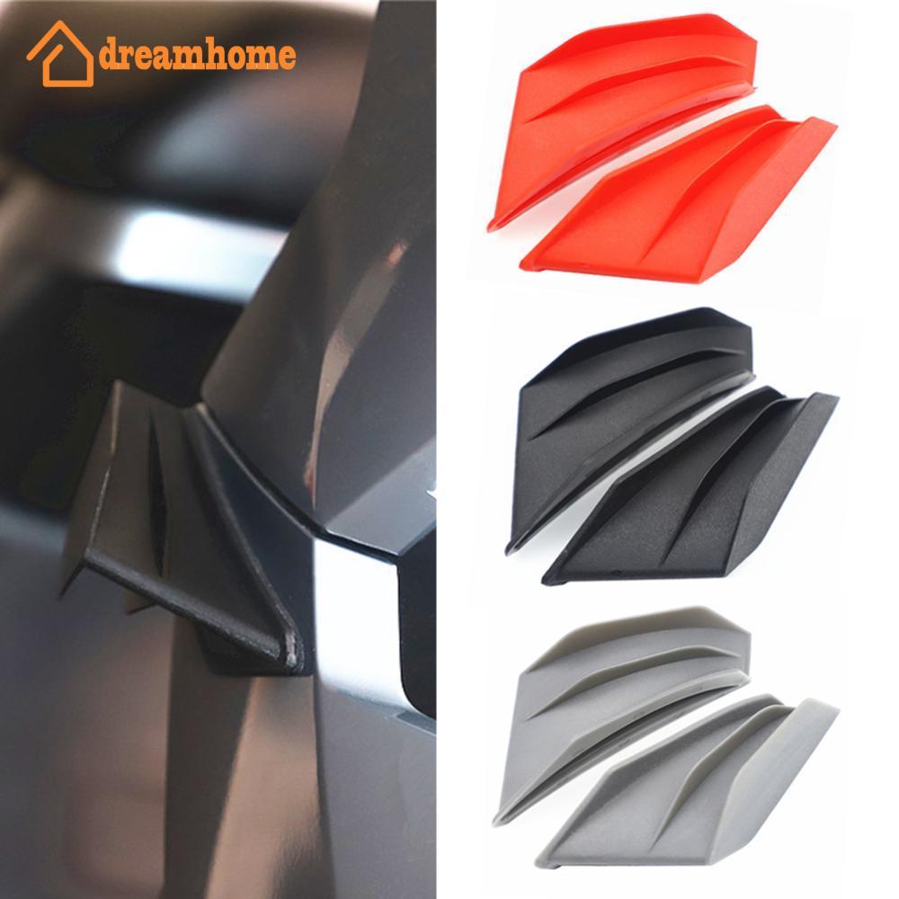 DREAMHOME 2 Peças Adesivo De Decoração Aerodinâmica Para Motocicleta Spoiler Asa Winglet Kawasaki H5K7