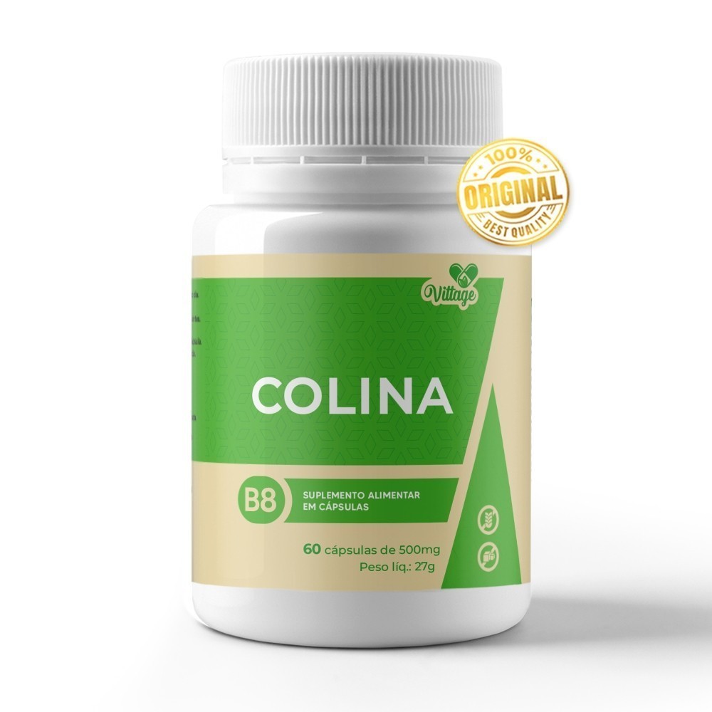 Colina Vitamina B8 C/60 Cápsulas VITTAGE