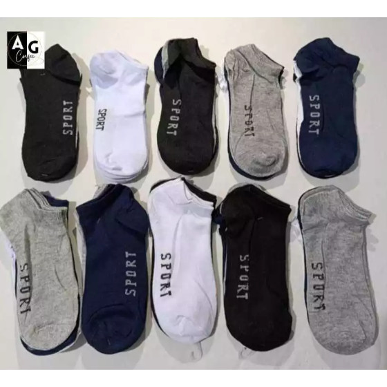 Kit 24 Pares Meia Soquete Cano Curto Algodão Masculina Promoção