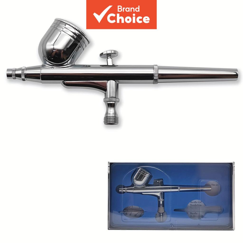 Pistola de aerógrafo de ação dupla profissional 470, equipada com bico e agulha de precisão 0,3 mm, ideal para decoração