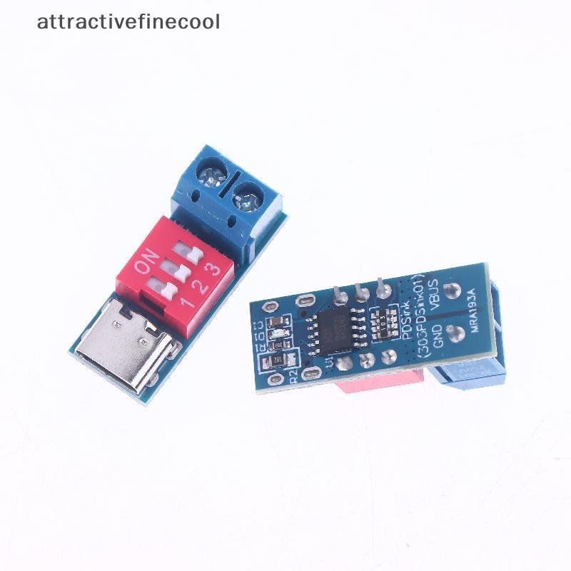 1/2/5 Pces 5-20V Módulo De Gatilho PD Ajustável Azul Placa De Teste De Carregamento Rápido USB Tipo-C 100W Testador De F