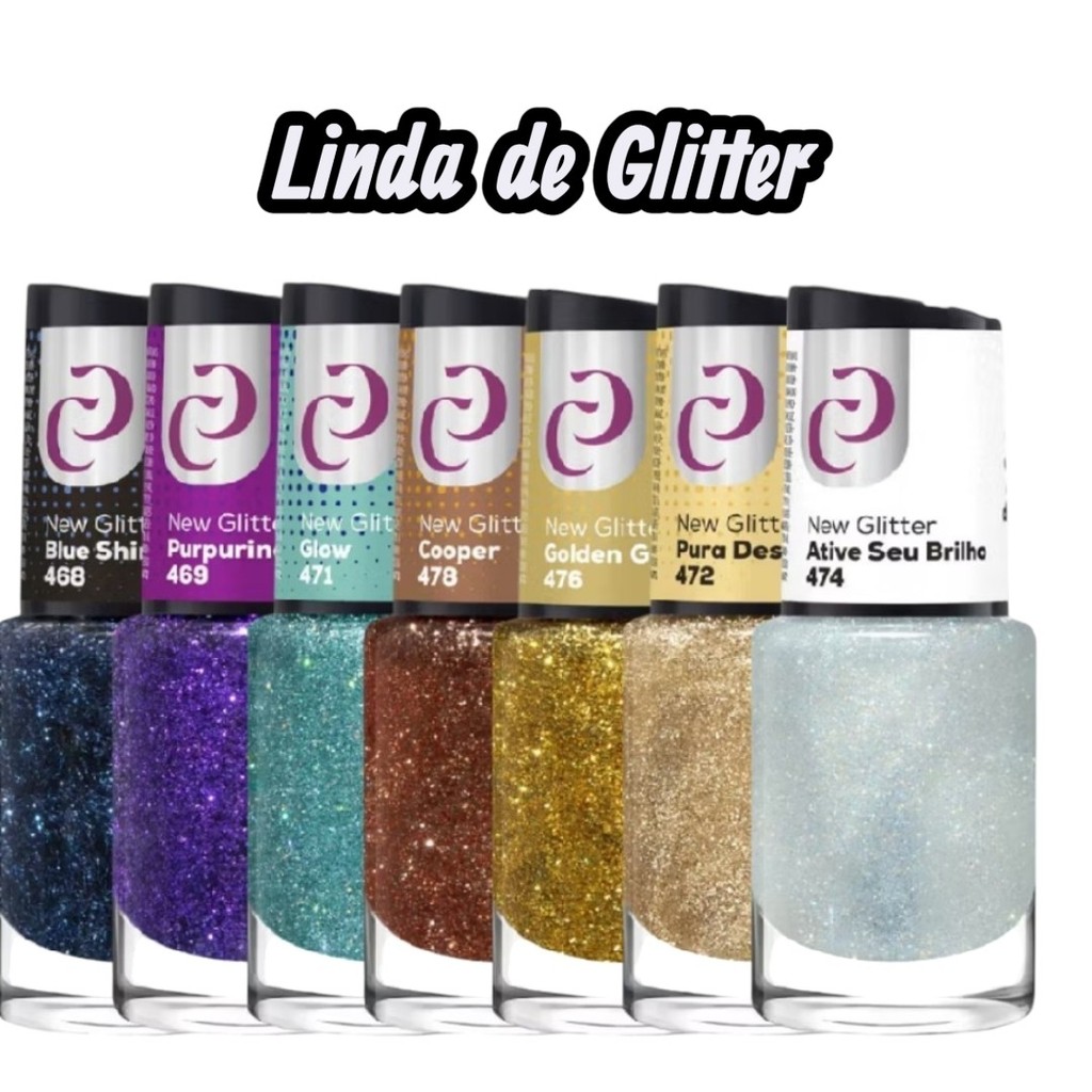 Coleção Linda de Glitter 10mL Mais Vendidos