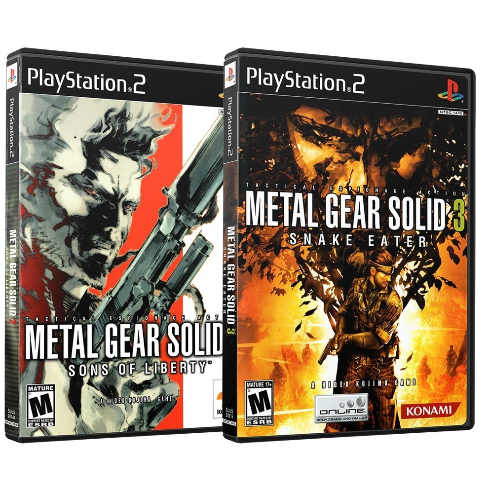 Coleção Metal Gear (2 Jogos) - PS2