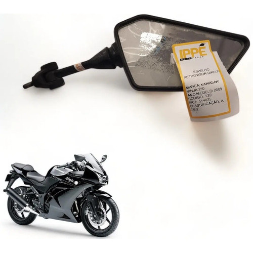 Espelho Retrovisor Direito Kawasaki Ninja 250 2009