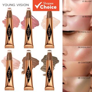 YOUNG VISION Bastão de Contorno e Blush em Creme 12ml – Blush Líquido Multicolorido para …