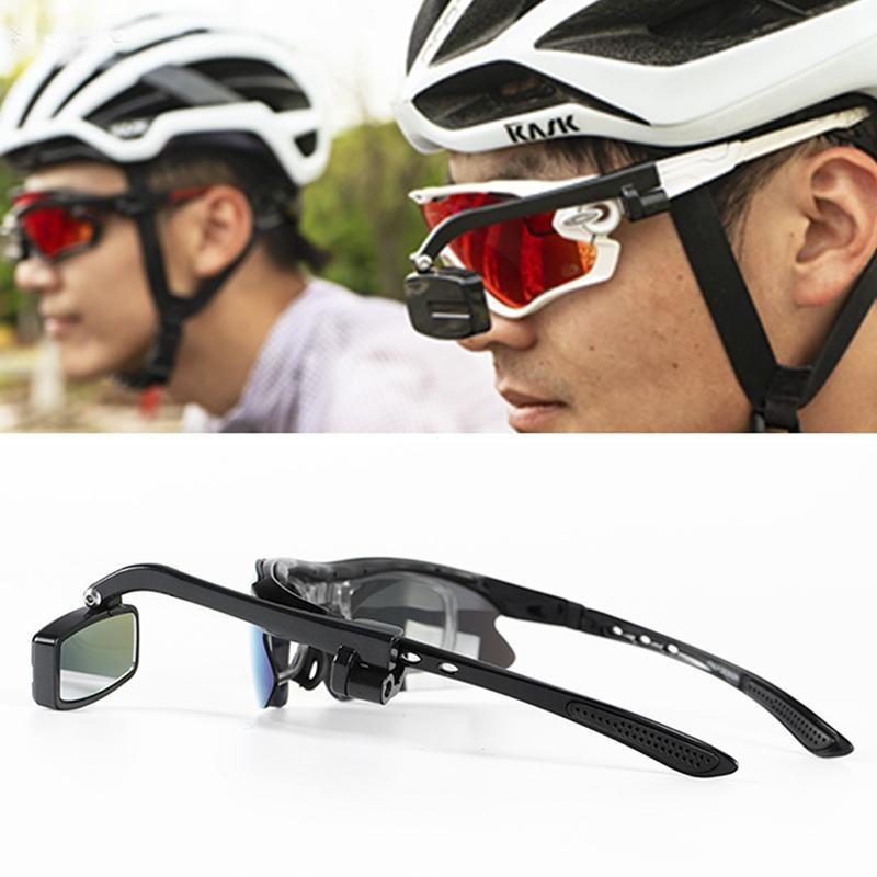 [ala] Bicicleta Ciclismo Equitação Óculos Espelho Retrovisor 360 Ajuste Capacete De Montagem De [BR]
