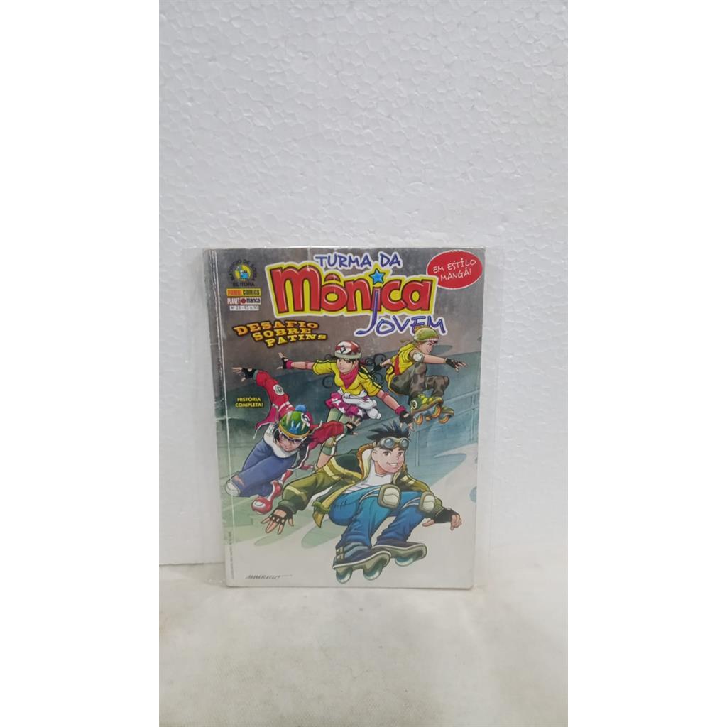 Nº 25 - TURMA DA MONICA JOVEM autor DESAFIO SOBRE PATINS- HISTÓRIA COMPLETA!