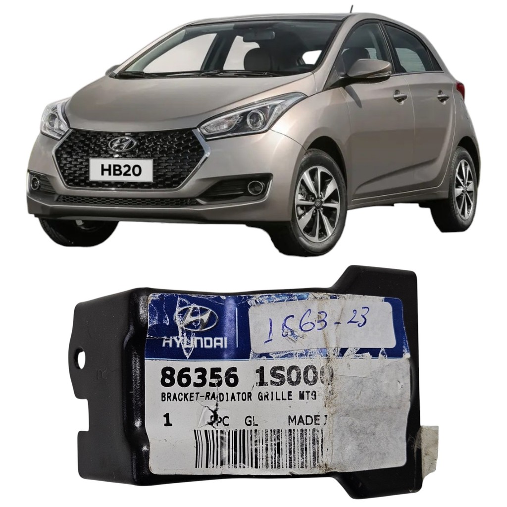 SUPORTE GRADE RADIADOR HYUNDAI HB20 2013-2019 DIREITO