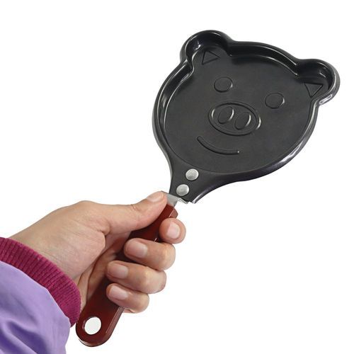 Frigideira Panquequeira Divertida 14cm Antiaderente Para Panquecas Ovos e Tapioca Cozinha Premium