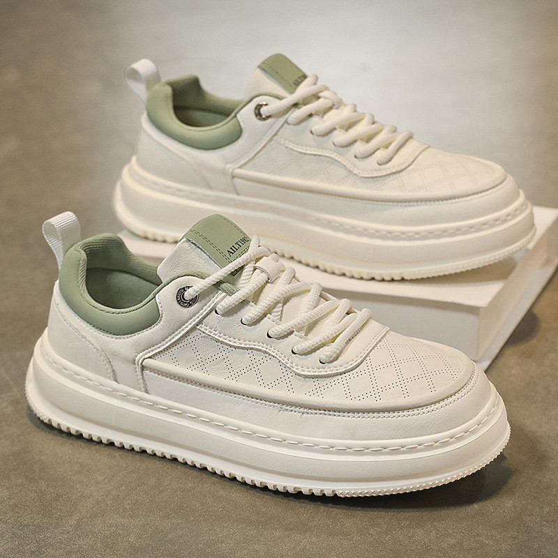 Sapatos masculinos primavera inverno respirável leve sola macia sapatos brancos sapatos casuais masculinos All-Match tên