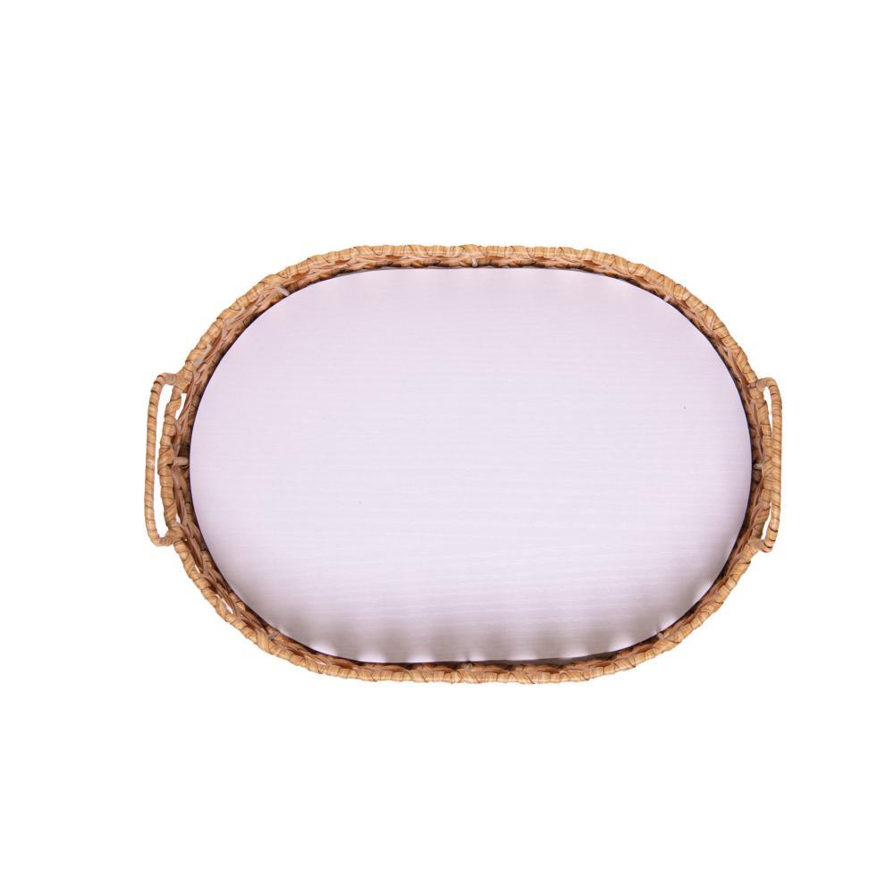 Bandeja Oval Trançarte 26cm x 18cm x 5cm Plástico Wolff — imagem 2 de 2
