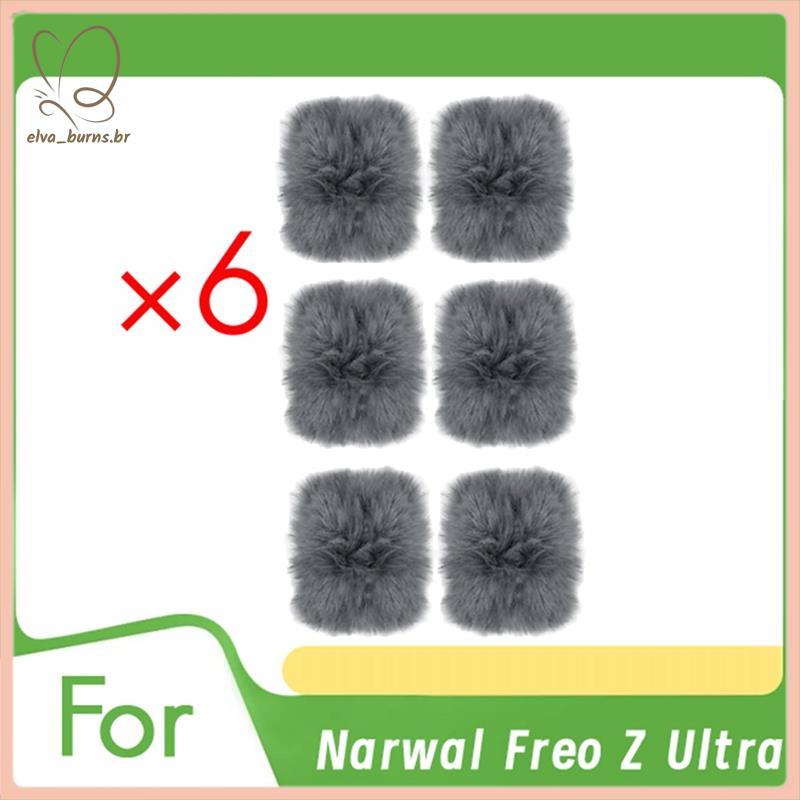 [elva_burns.br] 6 PCS Pano De Rodapé De Esfregão Para Acessórios De Substituição De Aspirador De Pó Robô Freo Z Ultra