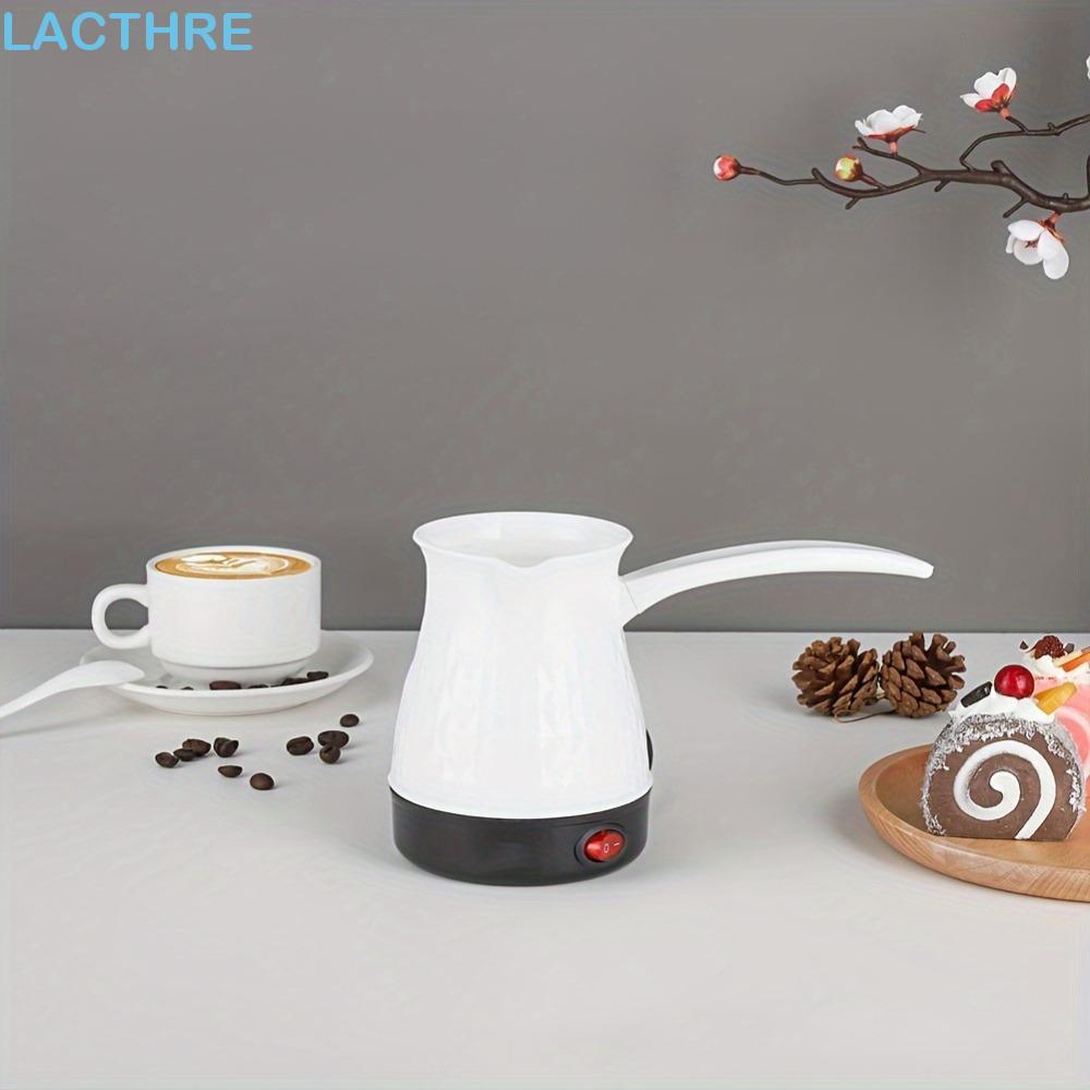Cafeteira Turca LACTHRE , Chaleira Ergonômica De Café Expresso Com Alça Longa De 600 W , Mini De Plástico