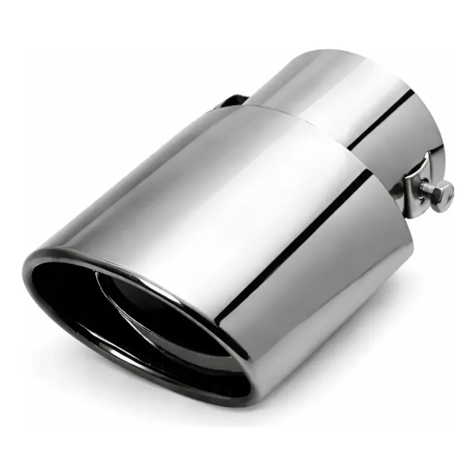 Ponteira Escapamento Universal Inox 3.5 Polegadas Chanfrada