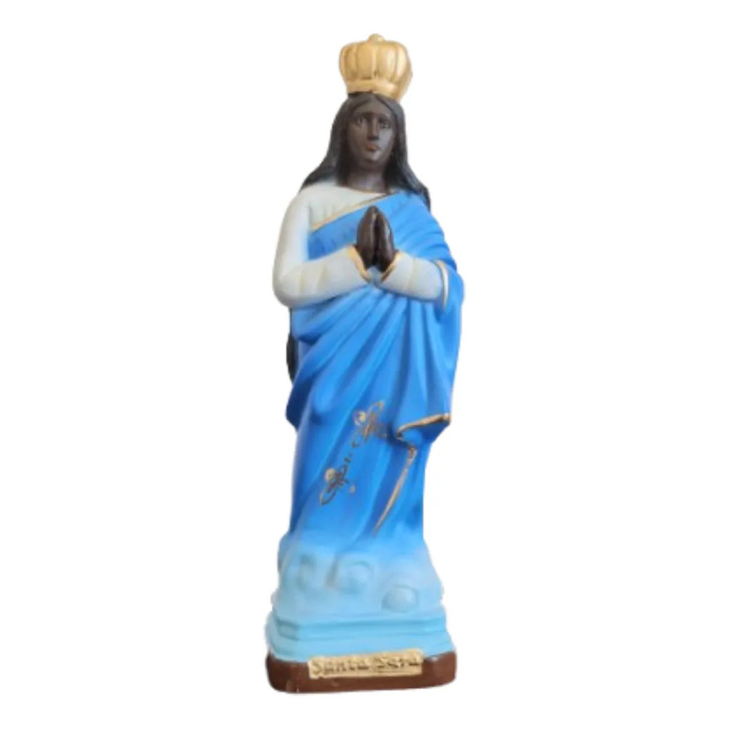 Santa Sara Kali 20cm Gesso Resinado Imagem Premium Decoração
