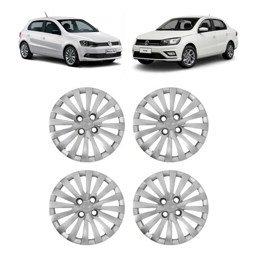 Jogo de Calota Aro 13 Gol / Voyage G5 / G6 2014 Grid