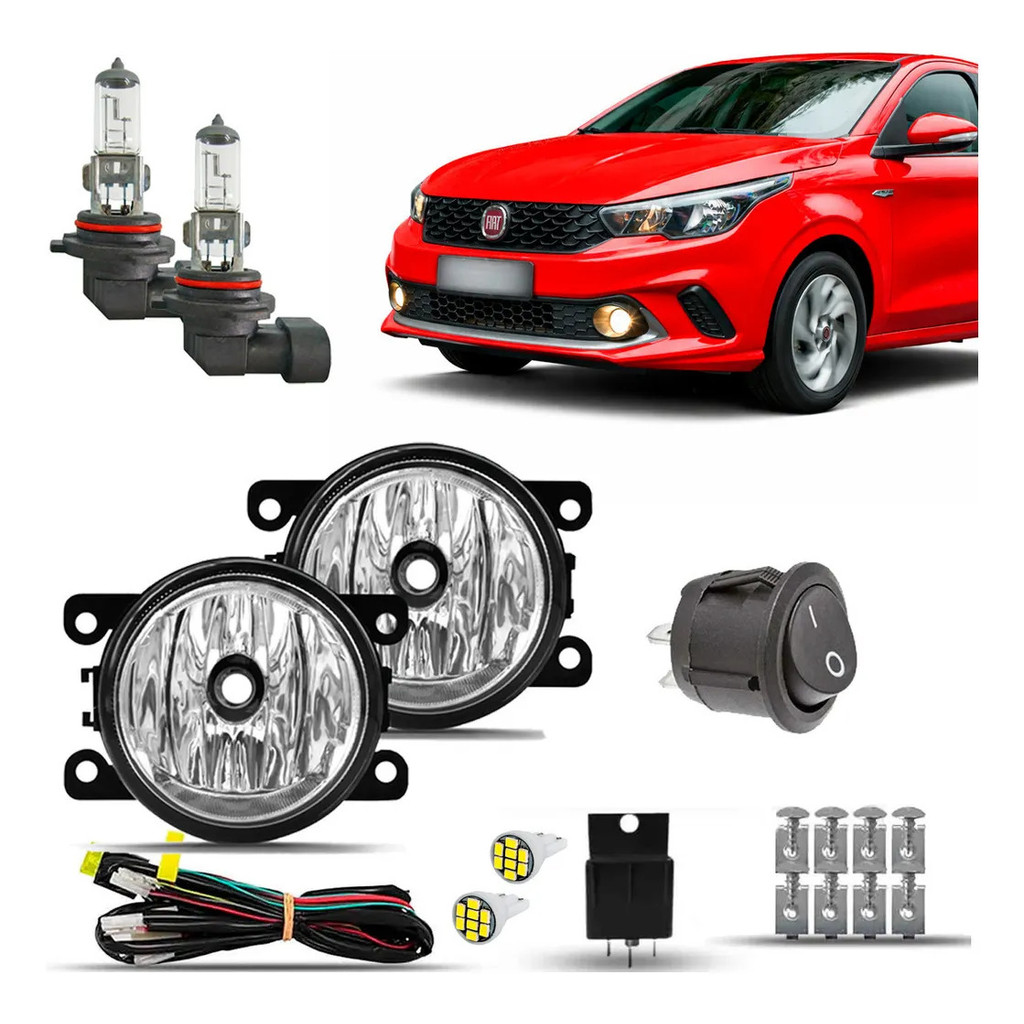 Kit Farol Milha Argo Cronos 2016 17 18 19 20 21 22 2023