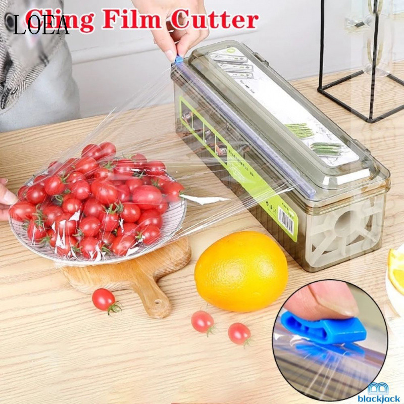 Cortador de Filme Plástico Sem Rasgos para Uso Doméstico, Pacote Econômico para Cozinha em Rolo Grande, Material PET Res