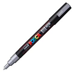 Caneta Posca PC-3M Prata Uni-Ball
