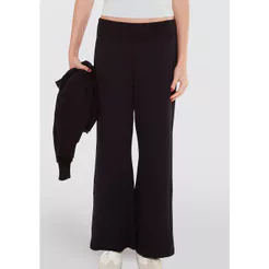 Calça Teen Flare Cós Alto Com Bordado