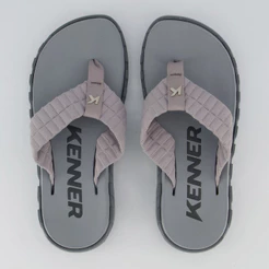 Chinelo Kenner Megah Puffer Cinza