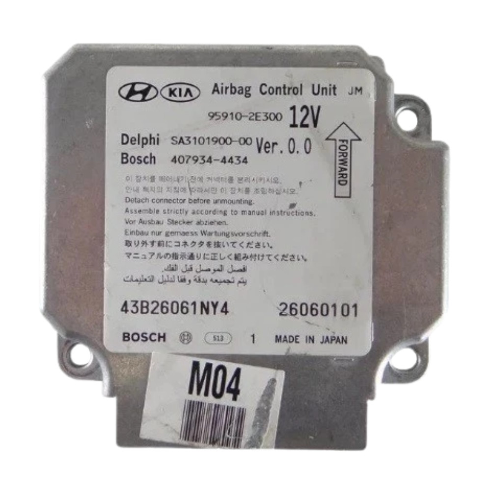 Modulo Central De 959102e300 Air Bag P Hyundai Tucson 07-12