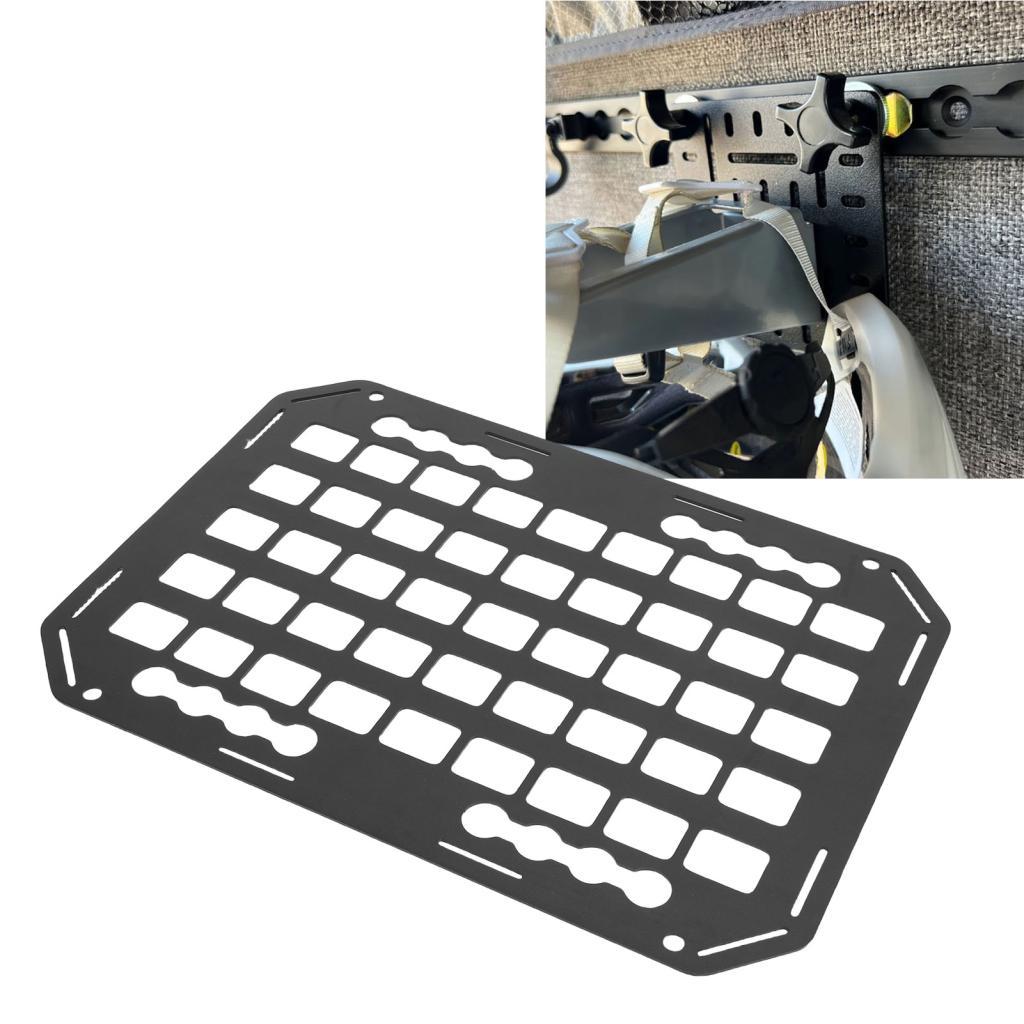 Funien caminhão cama molle painel rack de alumínio l organizador pista para carros suvs captador rvs lado