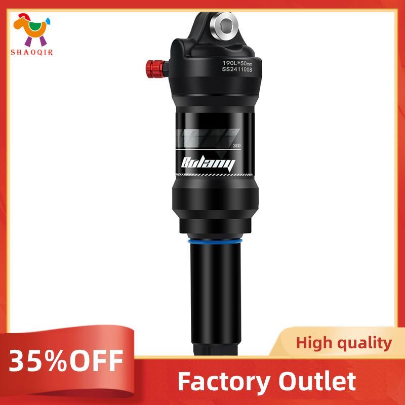 Mountain Bike Suspensão Traseira Amortecedor Traseiro De Ar Da Bicicleta Com Bloqueio Cauda Macia MTB Peças 190mm