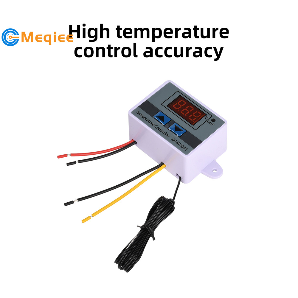 Controlador De Temperatura Digital De Microcomputador LED XH-W3001 DC12V/DC24V/AC110-220V NTC-50 ° C-125