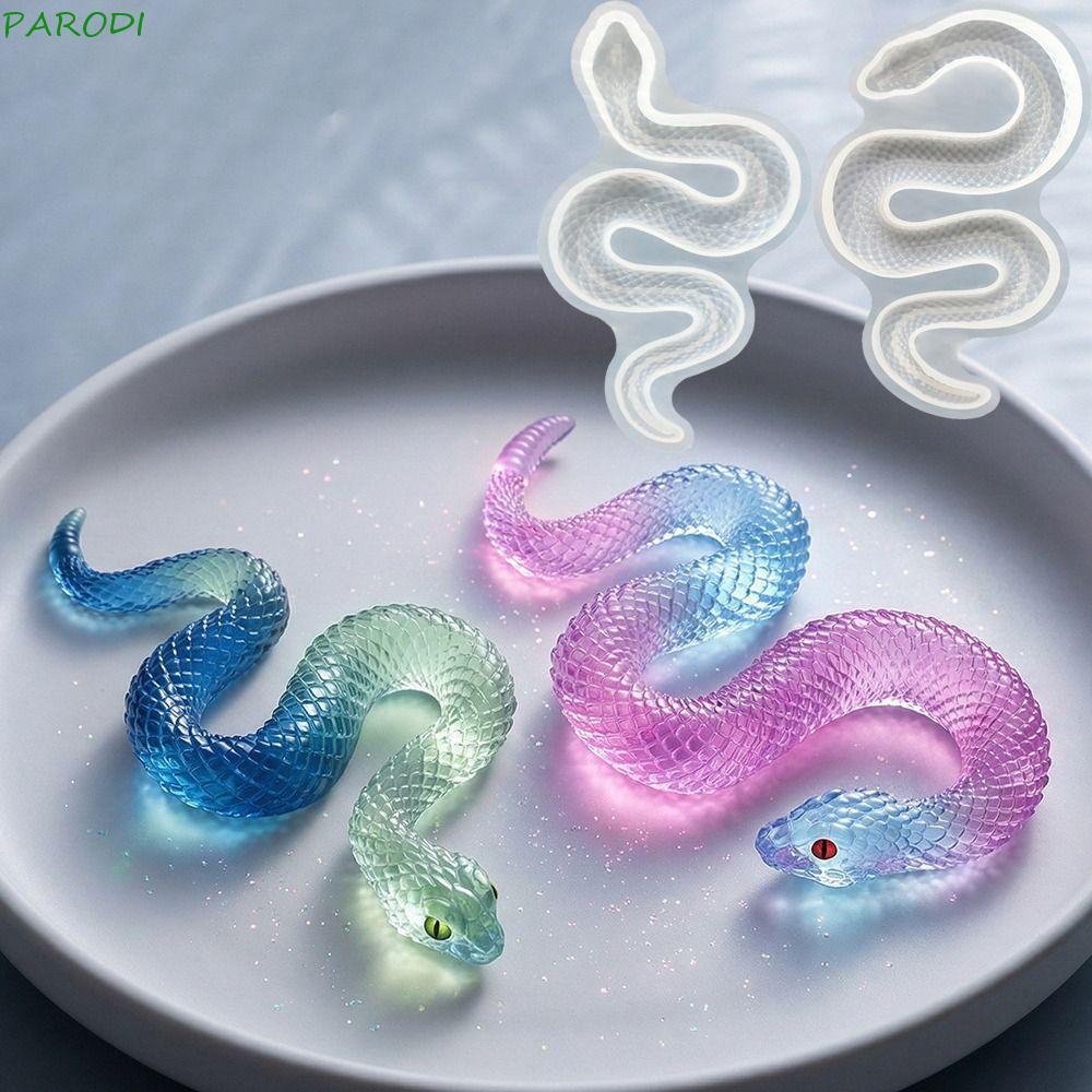 Moldes De Silicone Em Forma De Cobra Paroidi , Molde Grande 3D , Ferramentas Artesanais Flexíveis DIY