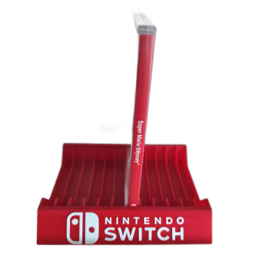 Suporte para Jogos Nintendo Switch 1 e 2 - Organizador Compacto em Várias Cores