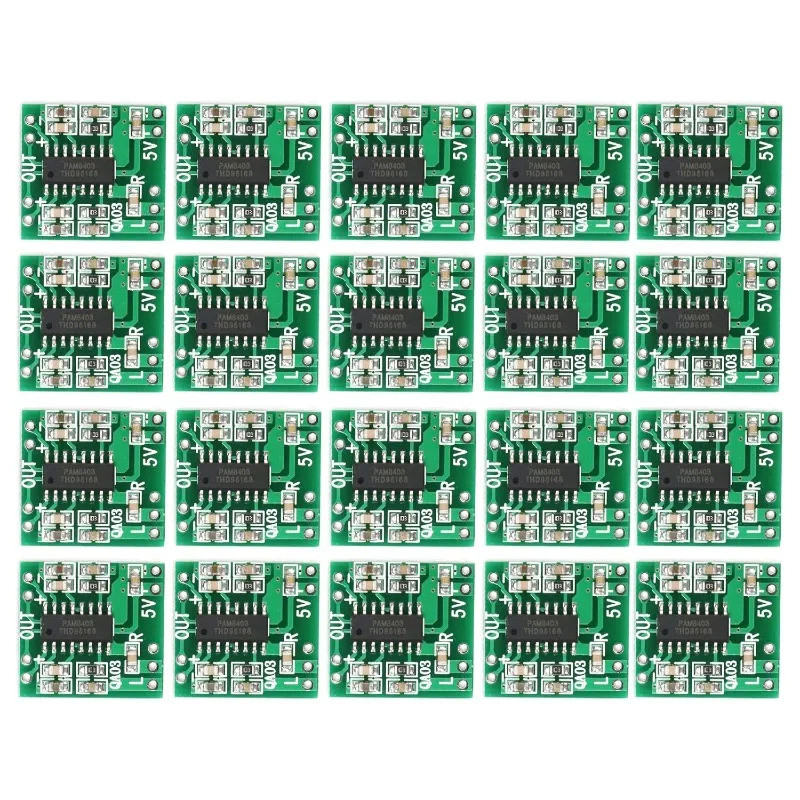 5-20 Pces PAM8403 Mini Placa Amplificadora De Potência Módulo Amplificador De Áudio Estéreo De 2 Canais Para Arduino 2.5