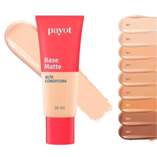 Base Líquida Matte Alta Cobertura- 30ml-Payot