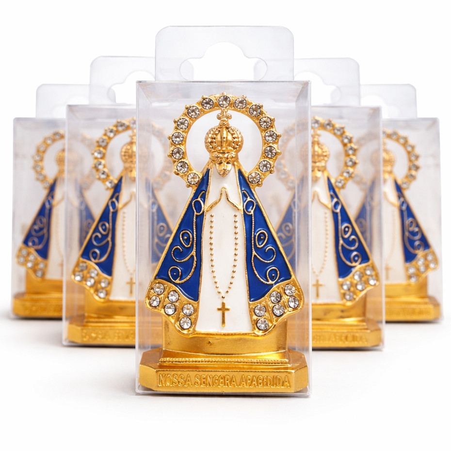 Nossa Senhora Aparecida Kit 10 Painel de Carro Dupla Face