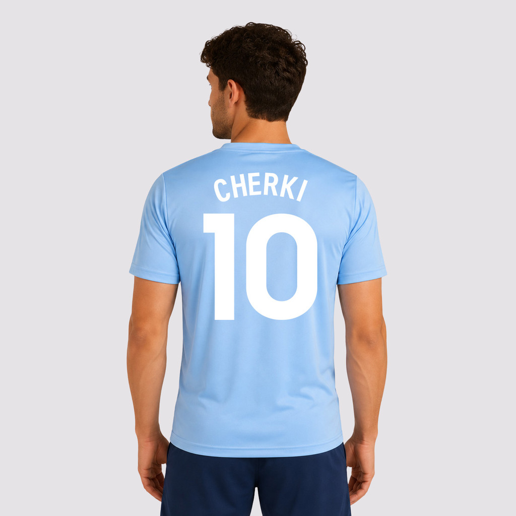 Camisa Manchester City Fan Azul 10 Cherki